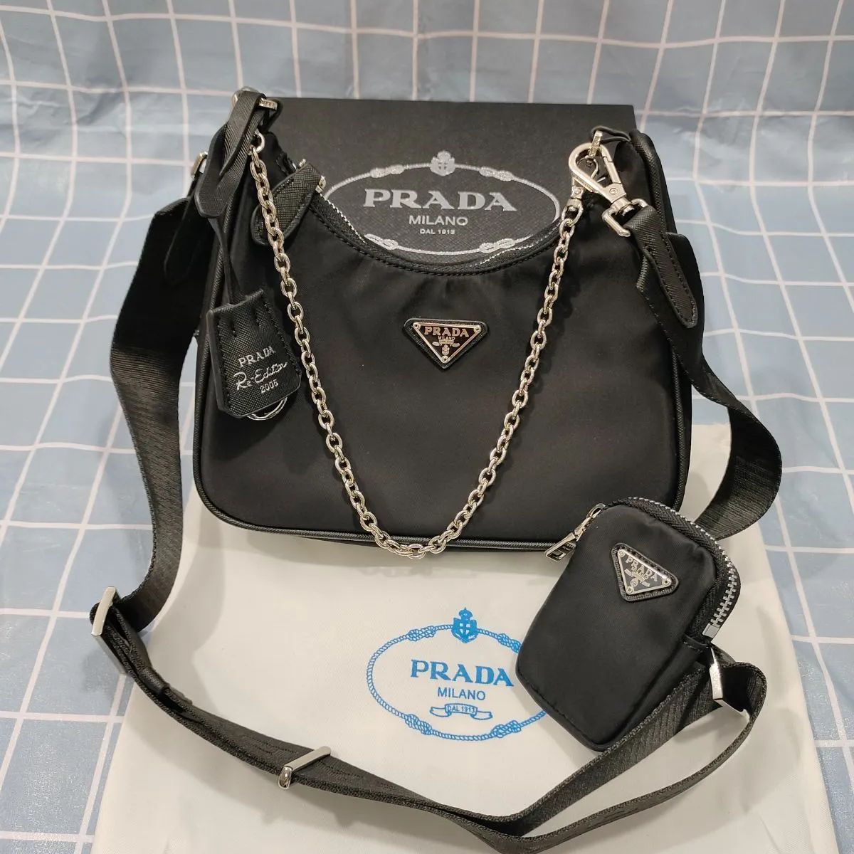 人気商品❗プラダ PRADA ショルダーバッグ❇送料無料☆オシャレ 値下げ❗️新品ஐ未使用2way - メルカリ