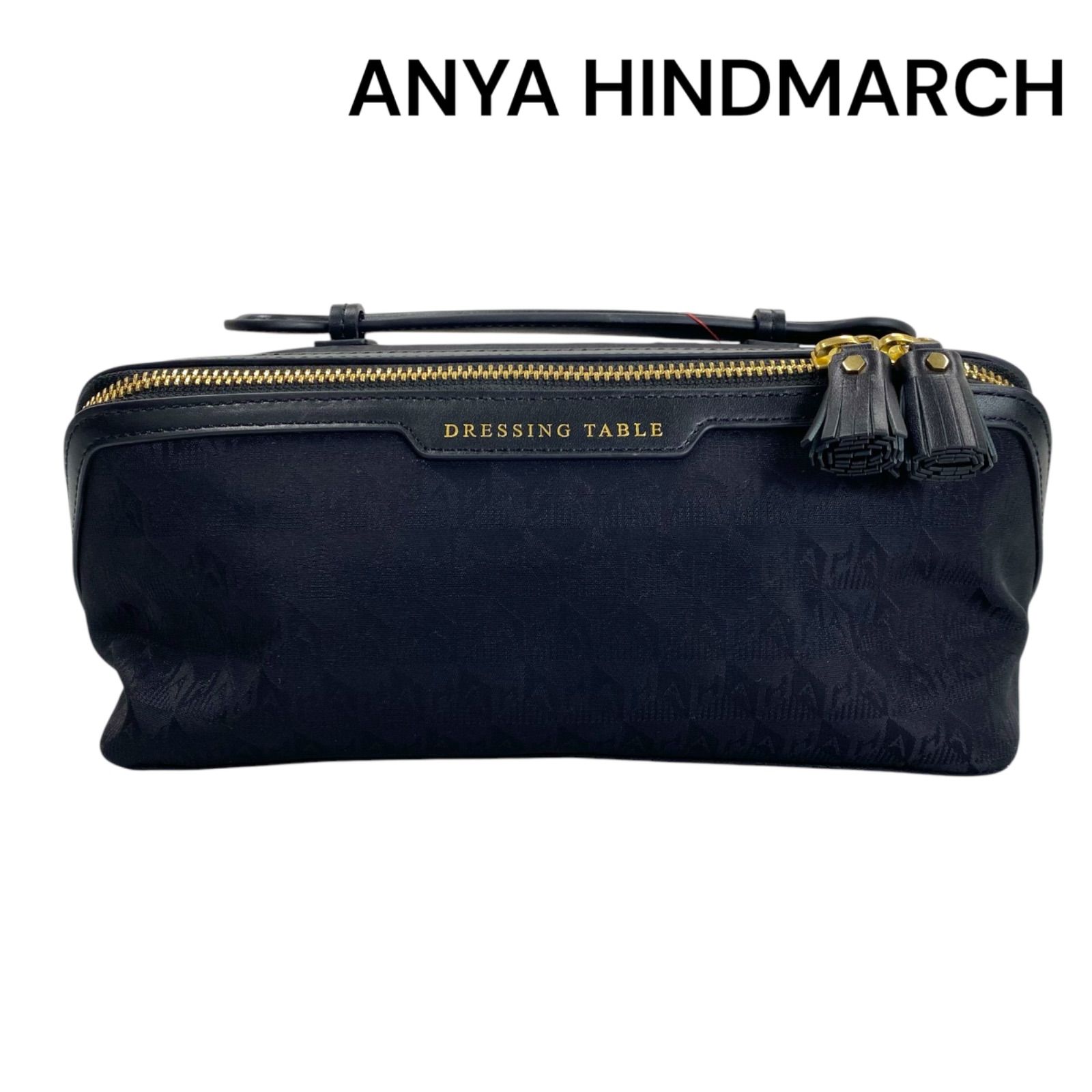 アニヤハインドマーチ ANYA HINDMARCH ドレッシング テーブル バニティバッグ ハンド メイク レディース 5D358