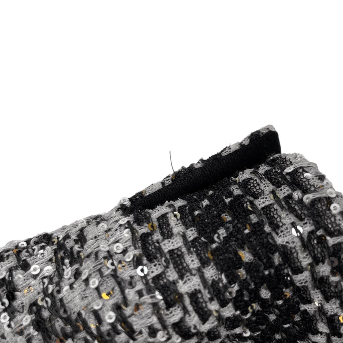 シャネル CHANEL ココマークボタン ノーカラージャケット ライン 