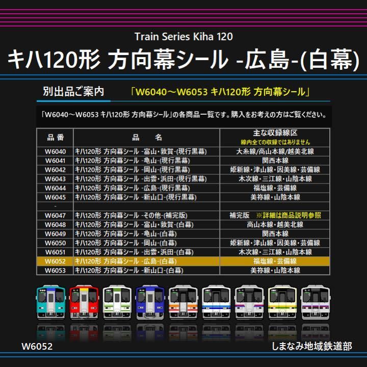 キハ１２０−8番号板部品店で購入品 JR キハ120形 ディーゼルカー (大糸線) (2両セット) (鉄道模型