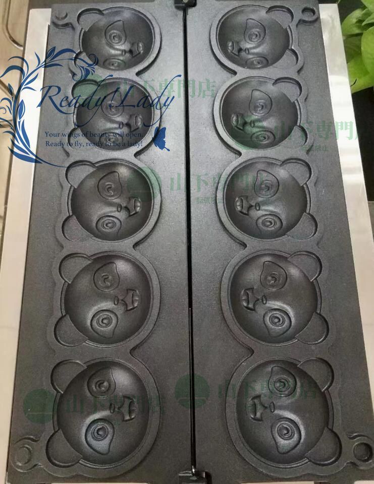 電気 クマ型 ワッフルベーカー 小さなクマのワッフルメーカー 5個焼き 単相 100V 厨房 業務 店舗