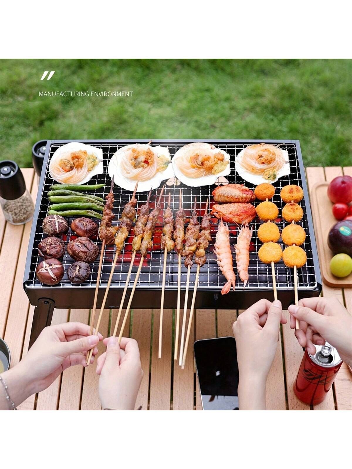 折りたたみ式グリル 鉄板 BBQ Amazon | グリルパン 鉄板焼き ステーキ グリルプレート 22/24