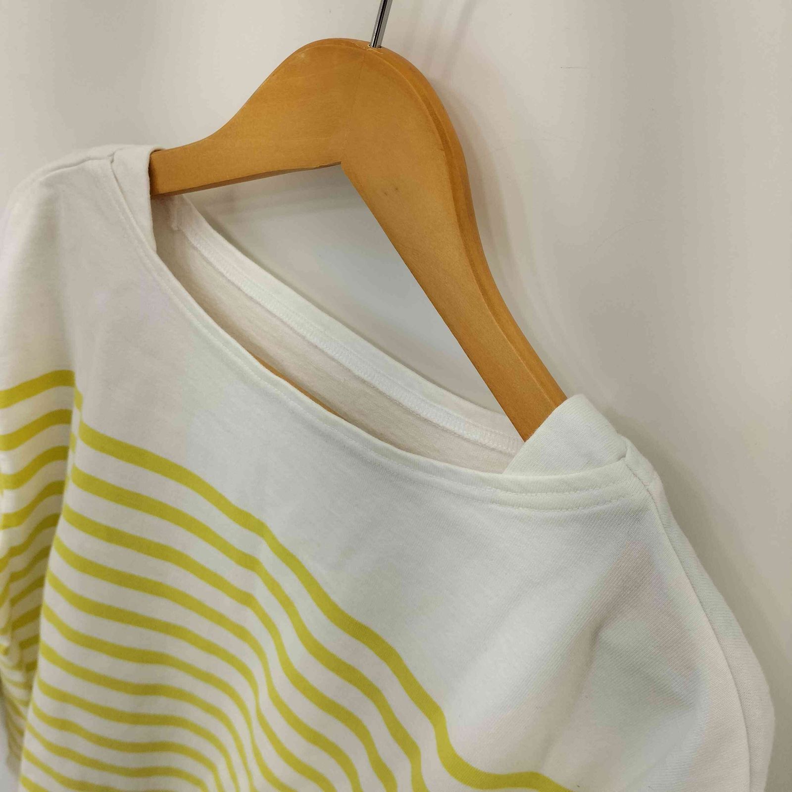 ネストローブ nest Robe 24SS コットンバスクパネルボーダープル