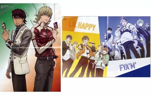 中古】ポスター 両面A3ピンナップ(二つ折) 鏑木・T・虎徹＆バーナビー