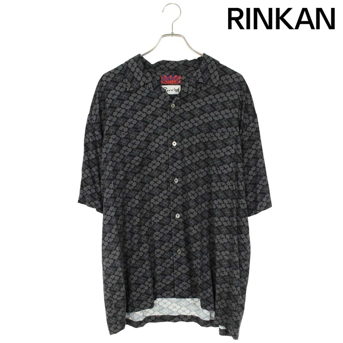 バッズプール 総柄レーヨン半袖シャツ メンズ L - メルカリ 