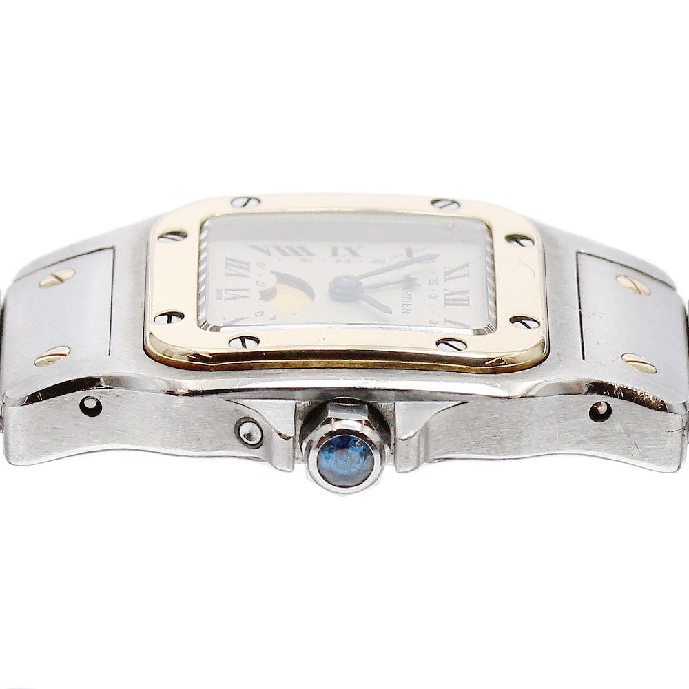 訳ありカルティエ CARTIER W20008C4 サントスガルベ SM YGコンビ  