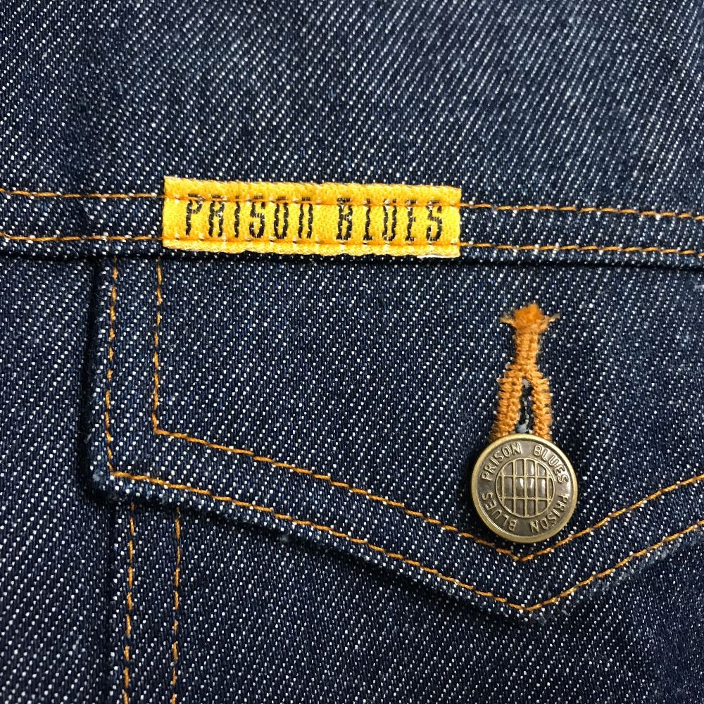 プリズンブルース　デニムジャケット　L　インディゴ　650　アメリカ製 楽天市場】PRISON BLUES プリズンブルース 650 Denim Western Jacket