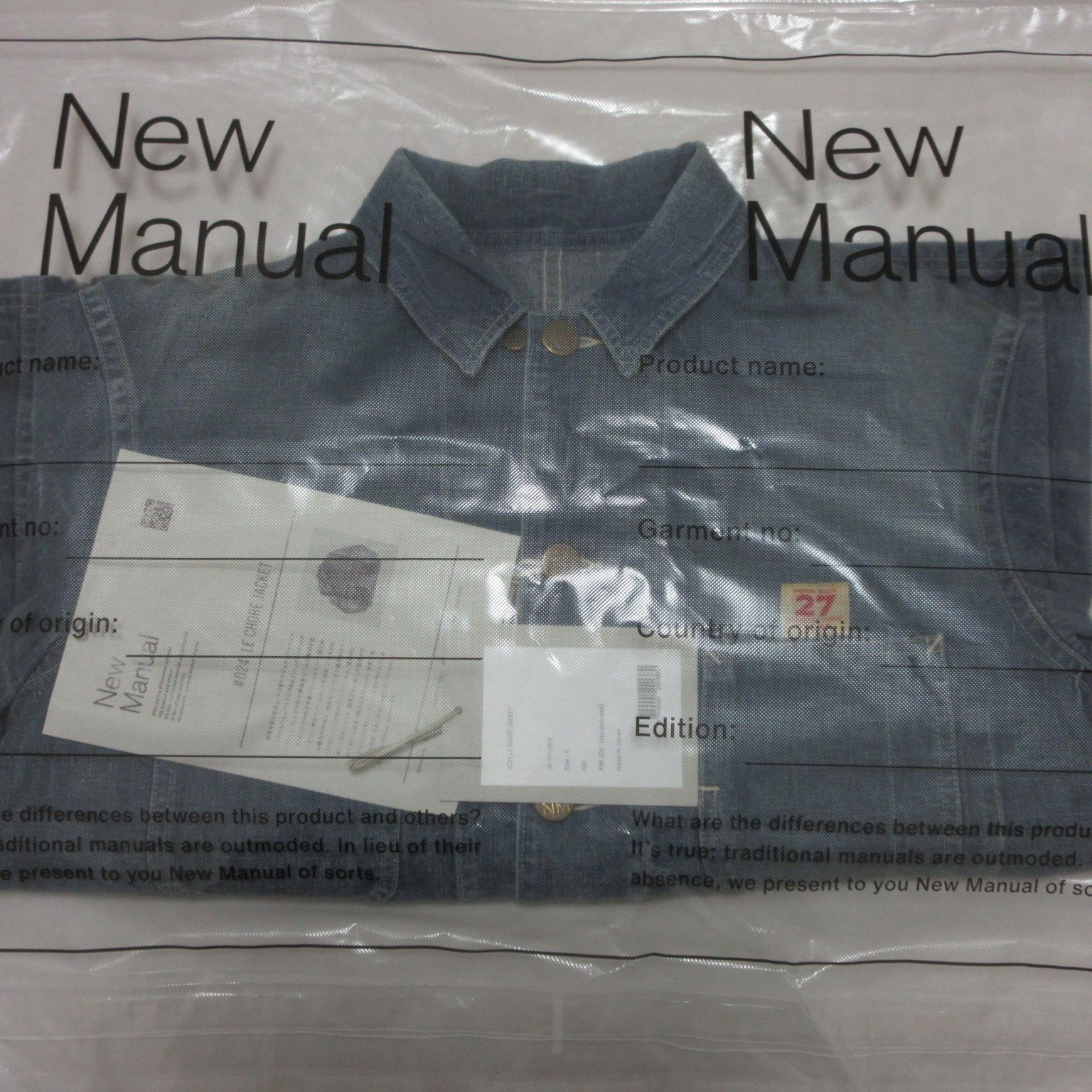 New Manual #024 LE CHORE JACKET カバーオール New Manual #024 LE CHORE JACKET カバーオール