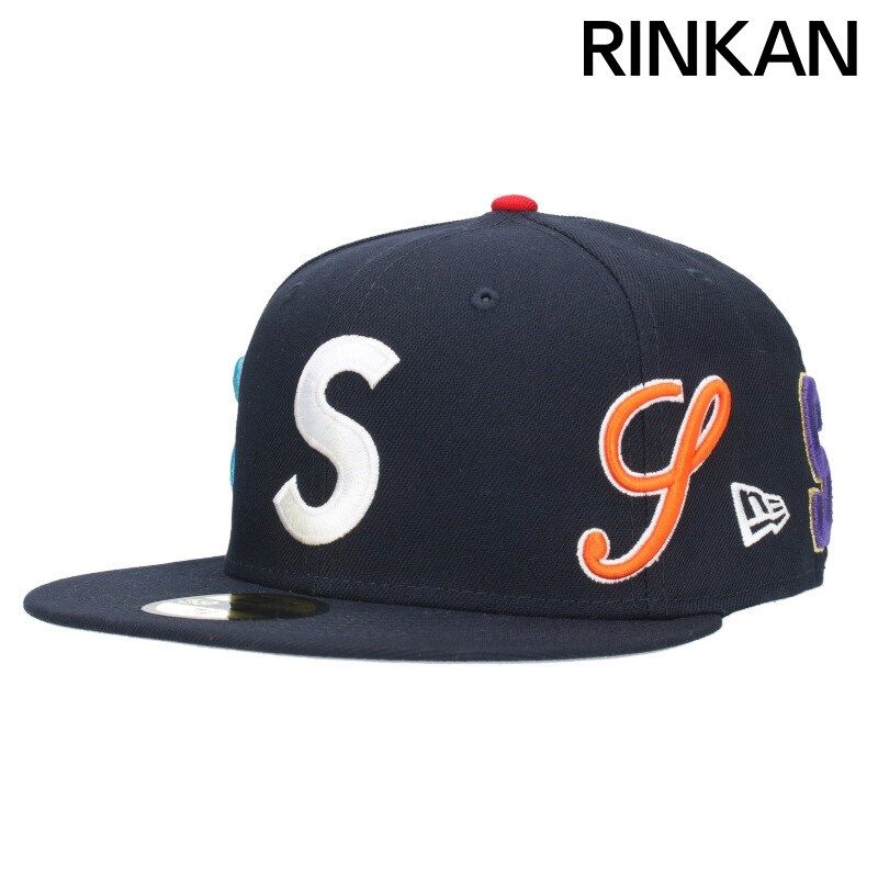 シュプリーム ×ニューエラ New Era 25SS Multi S Logo New Era マルチSロゴキャップ帽子 メンズ 7.375