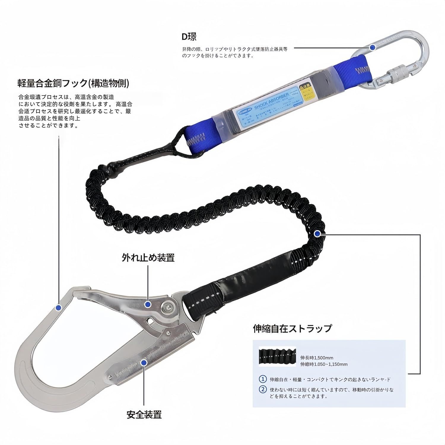 数量限定】安全帯 HN] フルハーネス 新規格安全帯 セット 墜落制止用 