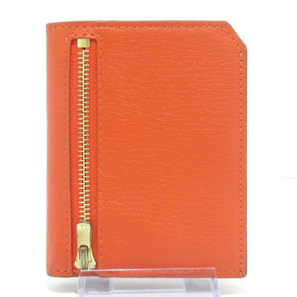 L’arcobaleno 新品 二つ折りウォレット D.BROWN*ORANGE スマートミニウォレット D.BROWN*ORANGE | ラルコバレーノ公式通販