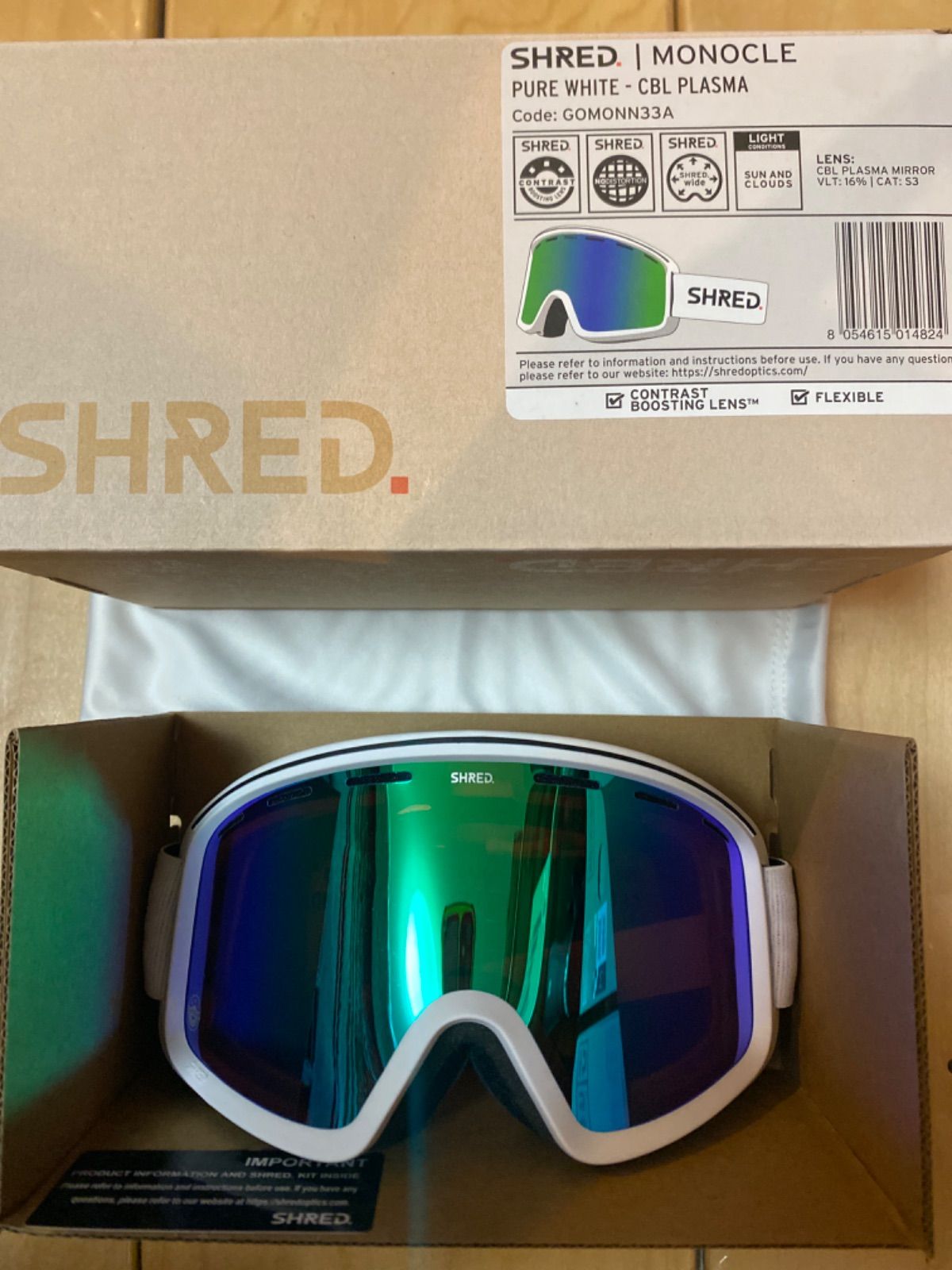 SHRED. MONOCLE  スノーボード ゴーグル Monocle - Ski Goggles - SHRED.