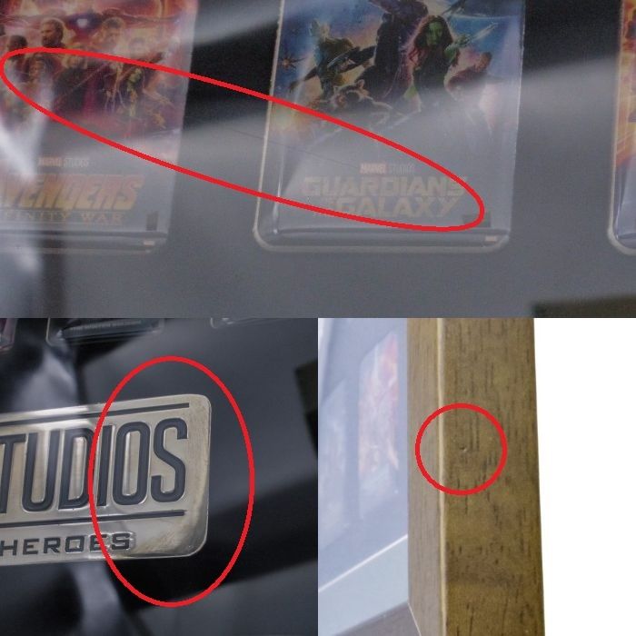 MARVEL MCU 映画ポスター 額装ピンズセット 「マーベル・スタジオ