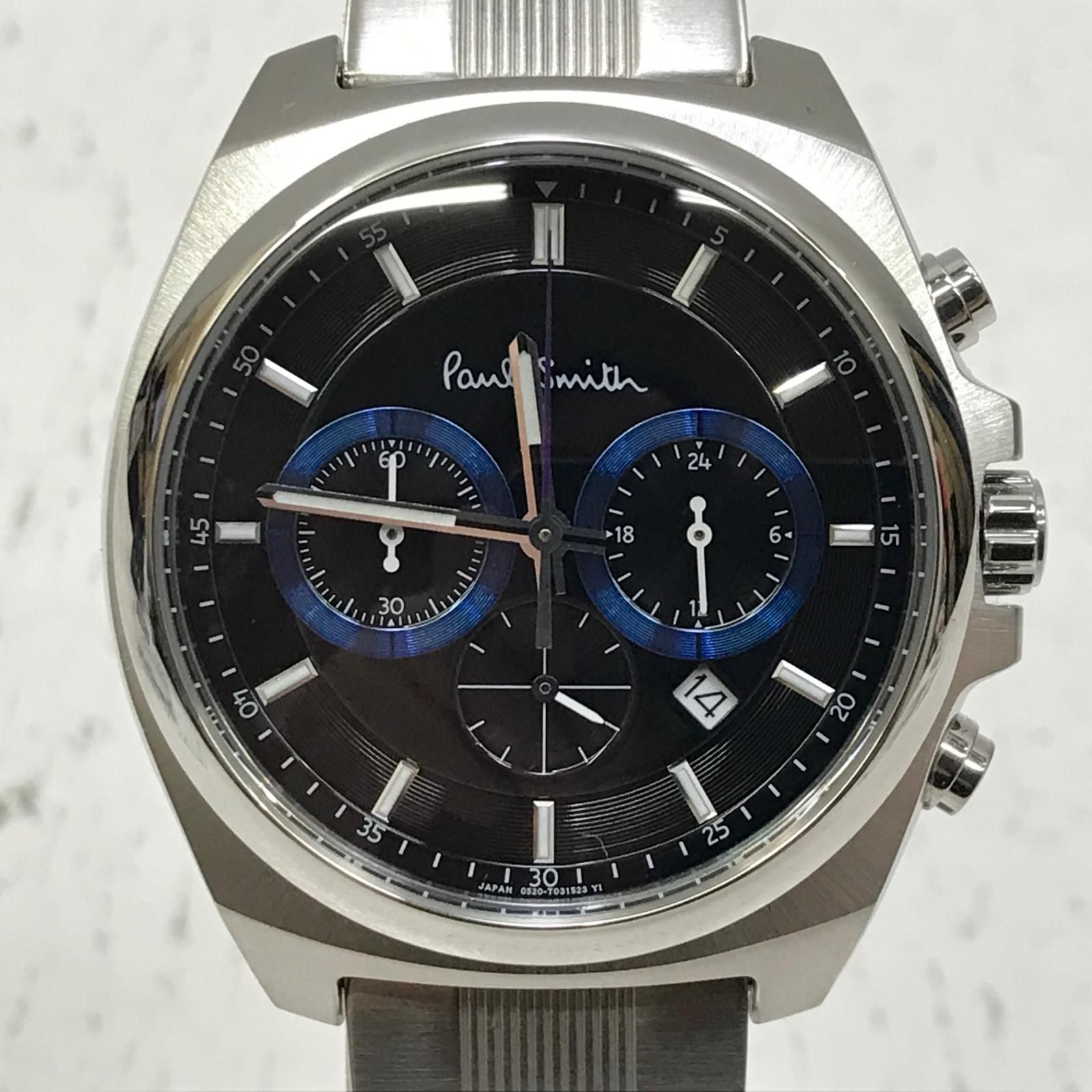 PaulSmith ファイナルアイズ クロノグラフ 腕時計 ブラック 楽天市場