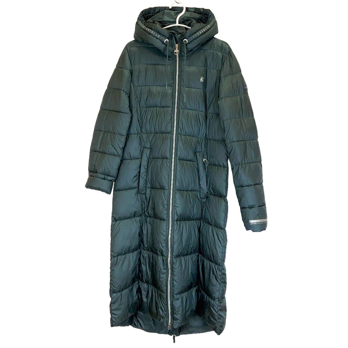 ♥ CAVALLO カバロ EBRU ロング キルティング ジャケット コート 40 ディープグリーン レディース 乗馬 馬術