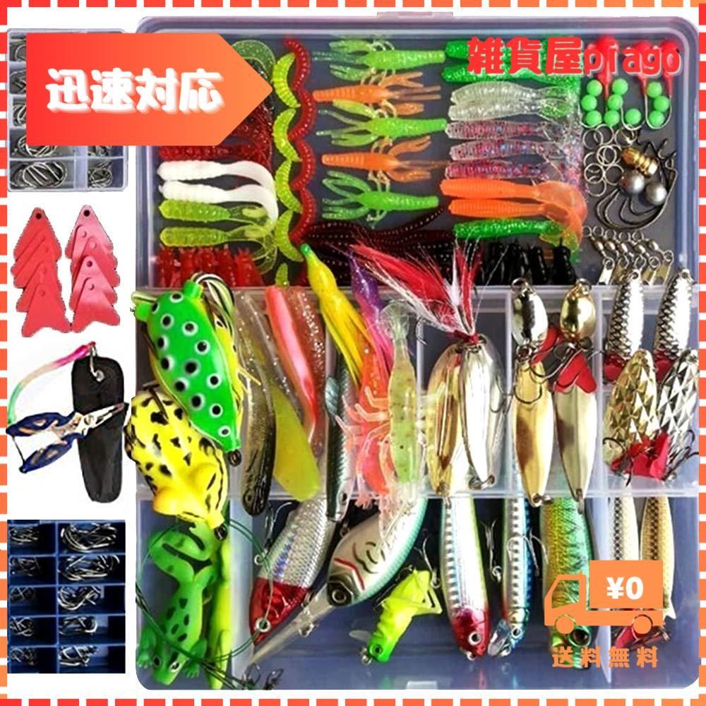 超お買い得❗️ ルアーセット ルアーケース付き Amazon.co.jp: Mulanimo ルアーセット ルアー 301個セット バス