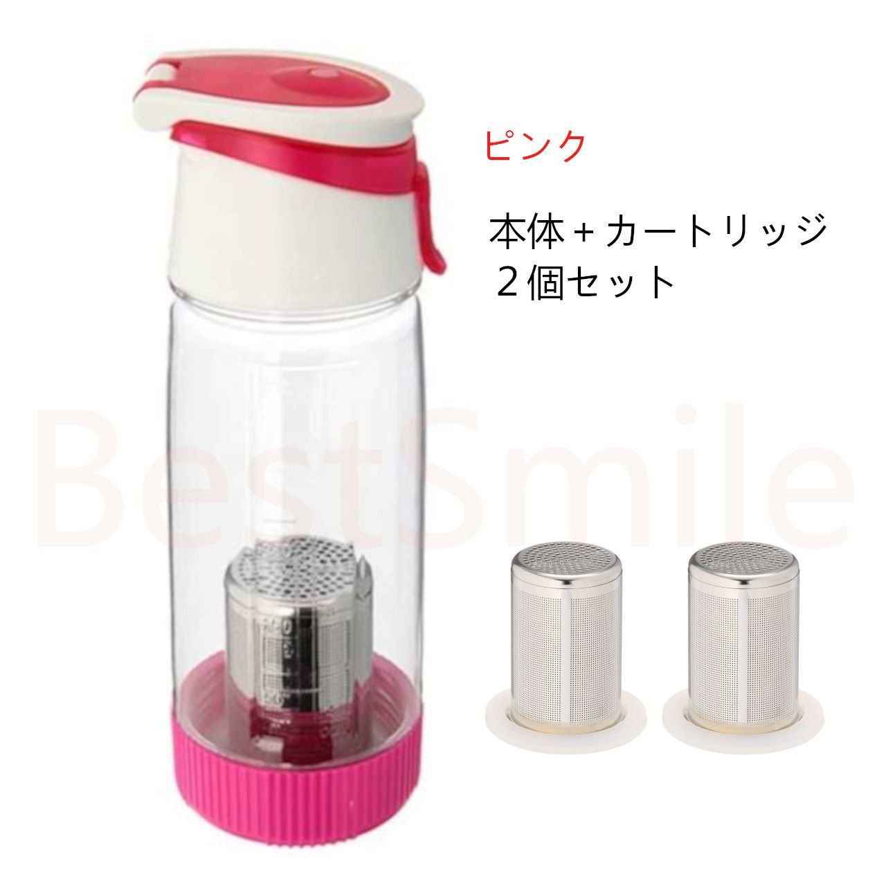 シリカ・ピュア　カートリッジ付きボトル＋交換カートリッジ2個　シリカウォーター 61ehO95fDkL._UF350,350_QL80_.jpg
