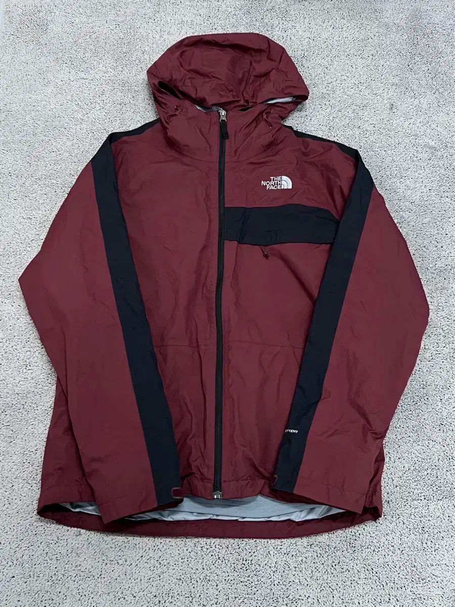 THE NORTH FACE ザ ノース フェイス 3WAY インナースキン付き ドライベント ウィンドブレーカー バーガンディー