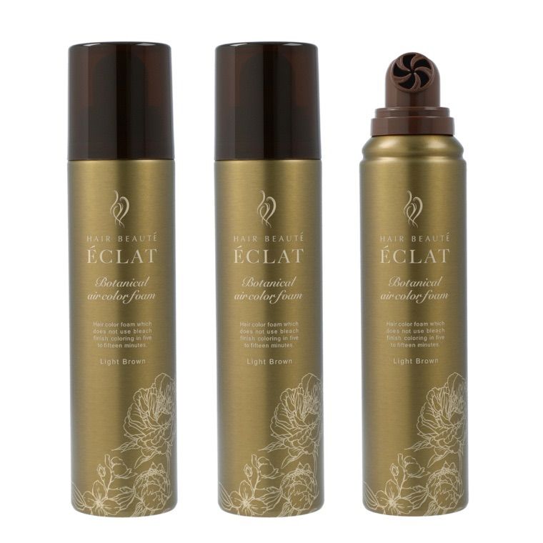 ヘアボーテエクラ ボタニカルエアカラーフォームEX ナチュラルブラック