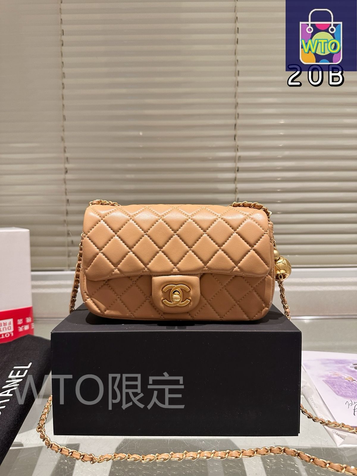 CHANEL ストーン装飾 ショルダーバッグ CHANEL - シャネルchanel チェーン24Cショルダーバック星型
