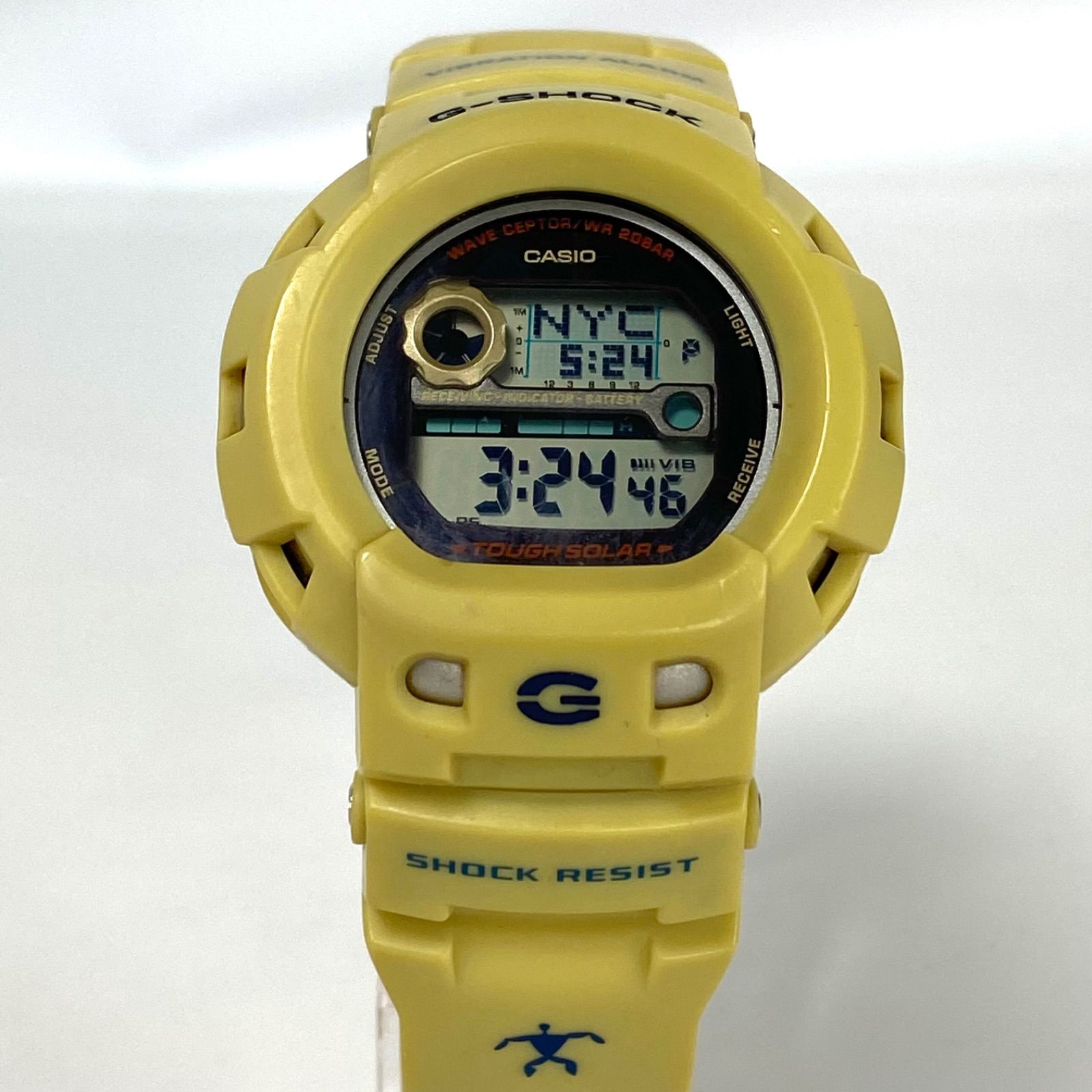 希少】カシオ G-SHOCK サイレンサー GW-400HLJ-9JF デジタル ラバー ...