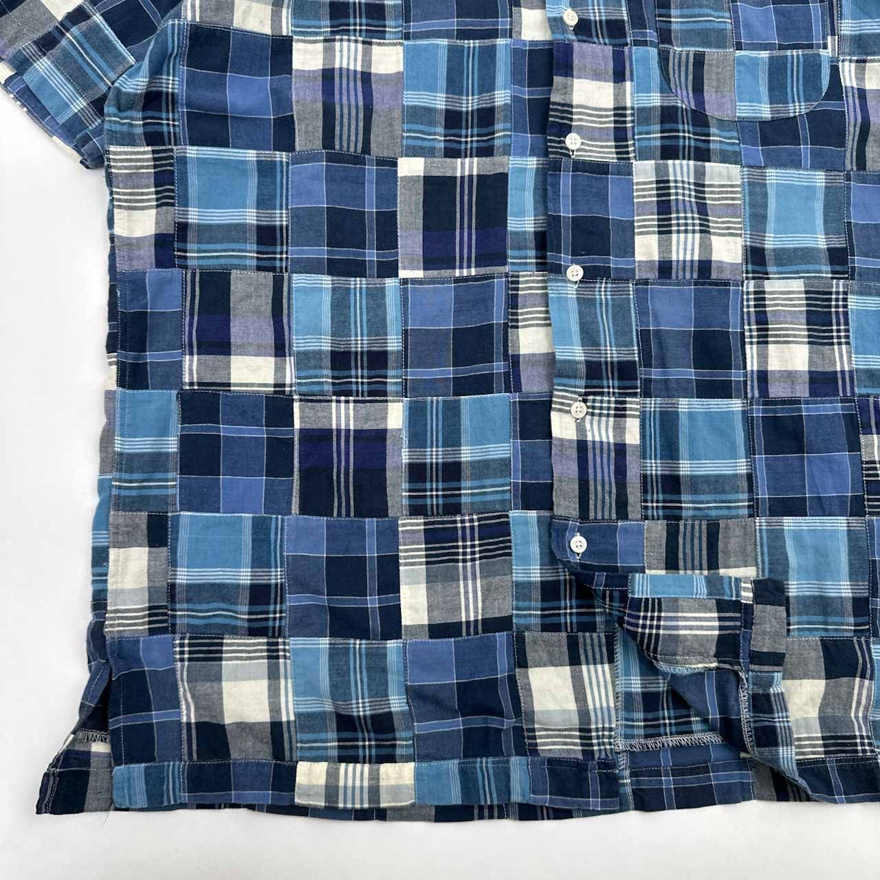 90s 00s Ralph Lauren BOB CAMP パッチワーク ボタンダウン 半袖