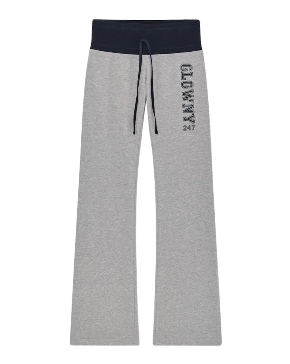 GLOWNY グロウニー 247 DAY SNUG FLARE PANTS グレー L