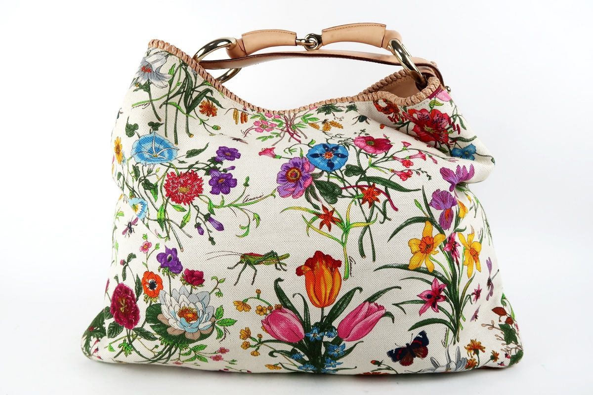 超美品】GUCCI グッチ フローラ ハンドバッグ 花柄 ハンド ブランド鞄