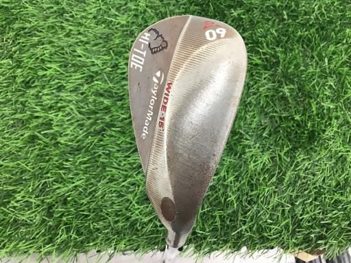テーラーメイド Taylor Made MILLED GRIND HI-TOE BIG FOOT 60°|15° ウェッジ WG 純正特注シャフト フレックスS メンズ 男性用 右利き 右用 Dランク ゴルフクラブ