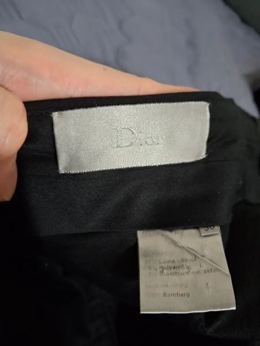 50 ディオール オム 09 ブラック スラックス