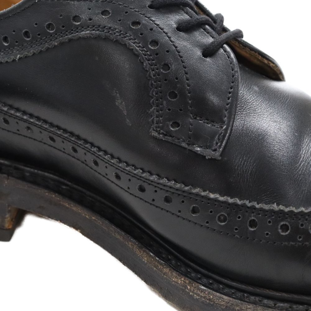 THOM BROWNE (トムブラウン) ウイングチップ レザー ローカット
