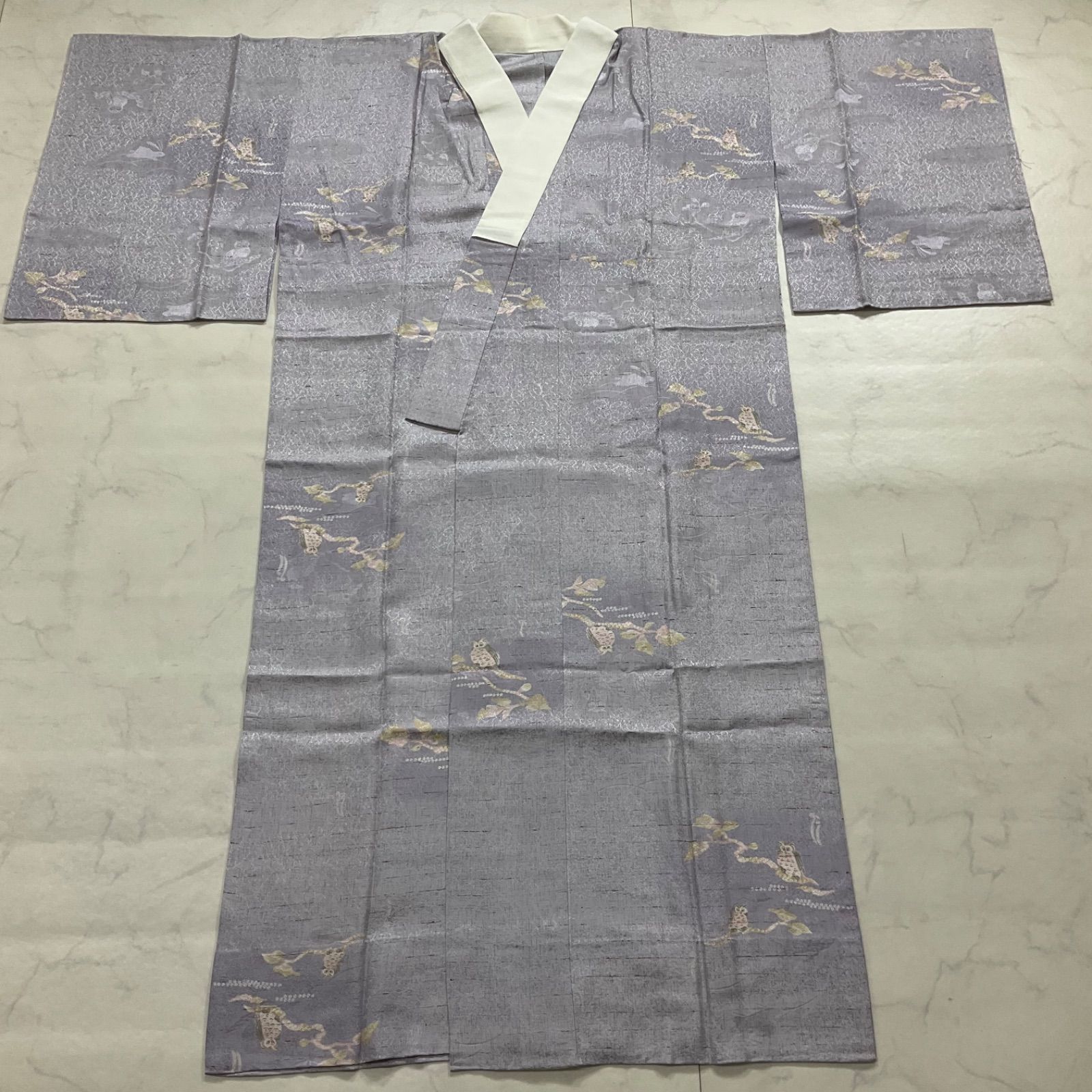 kimono+one◇未使用同然◇長襦袢◇単衣◇仕付け糸付き◇正絹◇やまと誂 