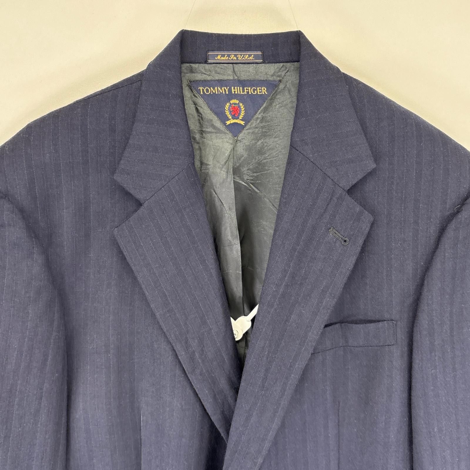  H I LF IGER トミーヒルフィガーテーラードジャケット TOMMY HILFIGER - 古着 トミーヒルフィガー TOMMY HILFIGER USA