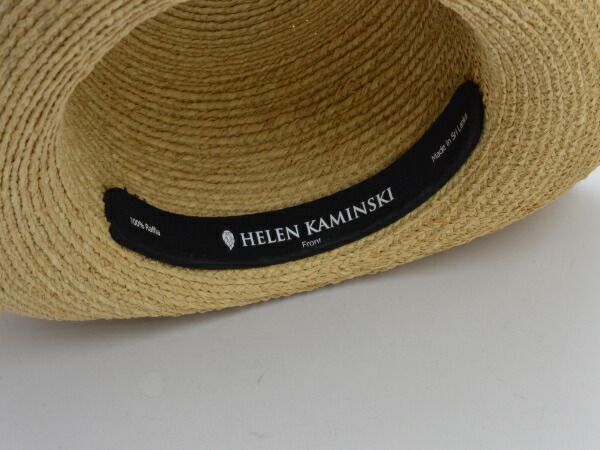 HELEN KAMINSKI　ラフィアハット　リボン付き Helen Kaminski HELEN KAMINSKI DELPHINA UPF50+ 正規品