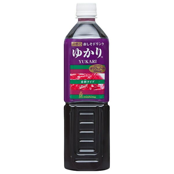 三島食品 赤しそドリンク ゆかり 840mlペットボトル×6本入| 送料無料