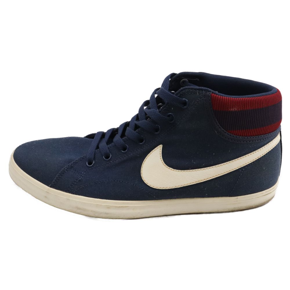 NIKE (ナイキ) EASTHAM MID TXT イーストハム テキスタイル ミッドカットスニーカー ネイビー US9.5/27.5cm 555251-406