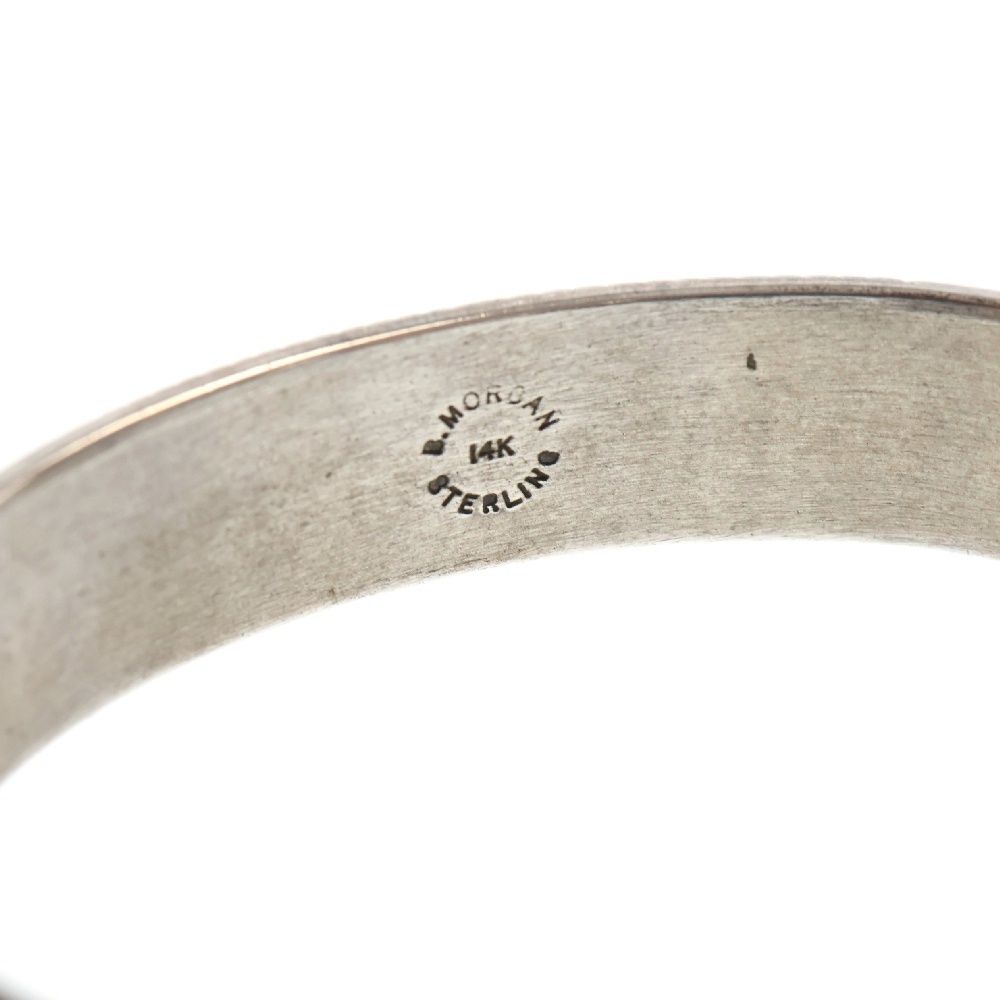 インディアンジュエリー　ナバホ　ブルースモーガン　14K バングル INDIAN JEWELRY (インディアンジュエリー) ナバホ族 Bruce