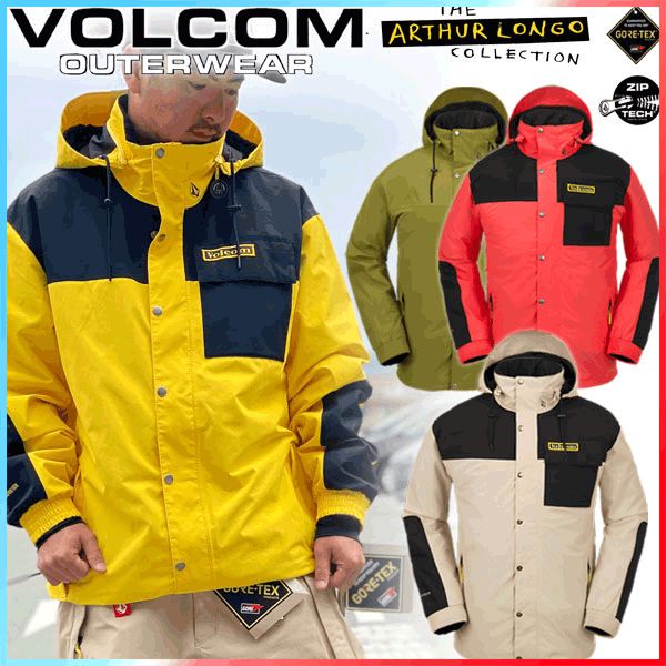 23-24 VOLCOM/ボルコム LONGO GORE-TEX jacket メンズ