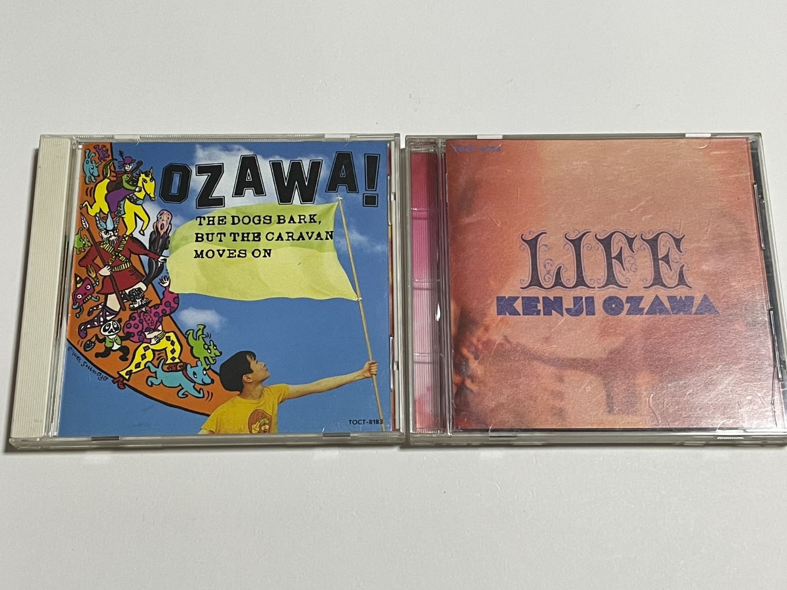 アルバムCD2枚セット 小沢健二『犬は吠えるがキャラバンは進む』『LIFE