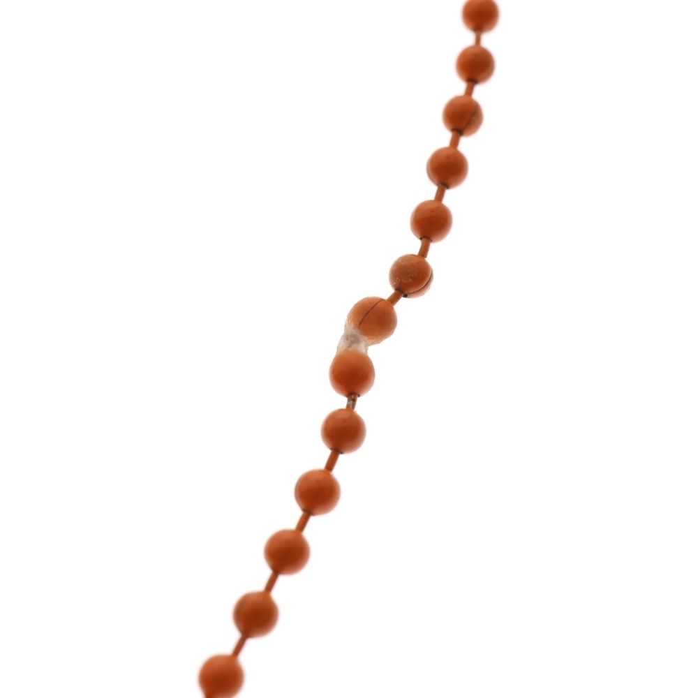 CHROME HEARTS クロムハーツ シリコンラバー ネックレス オレンジ