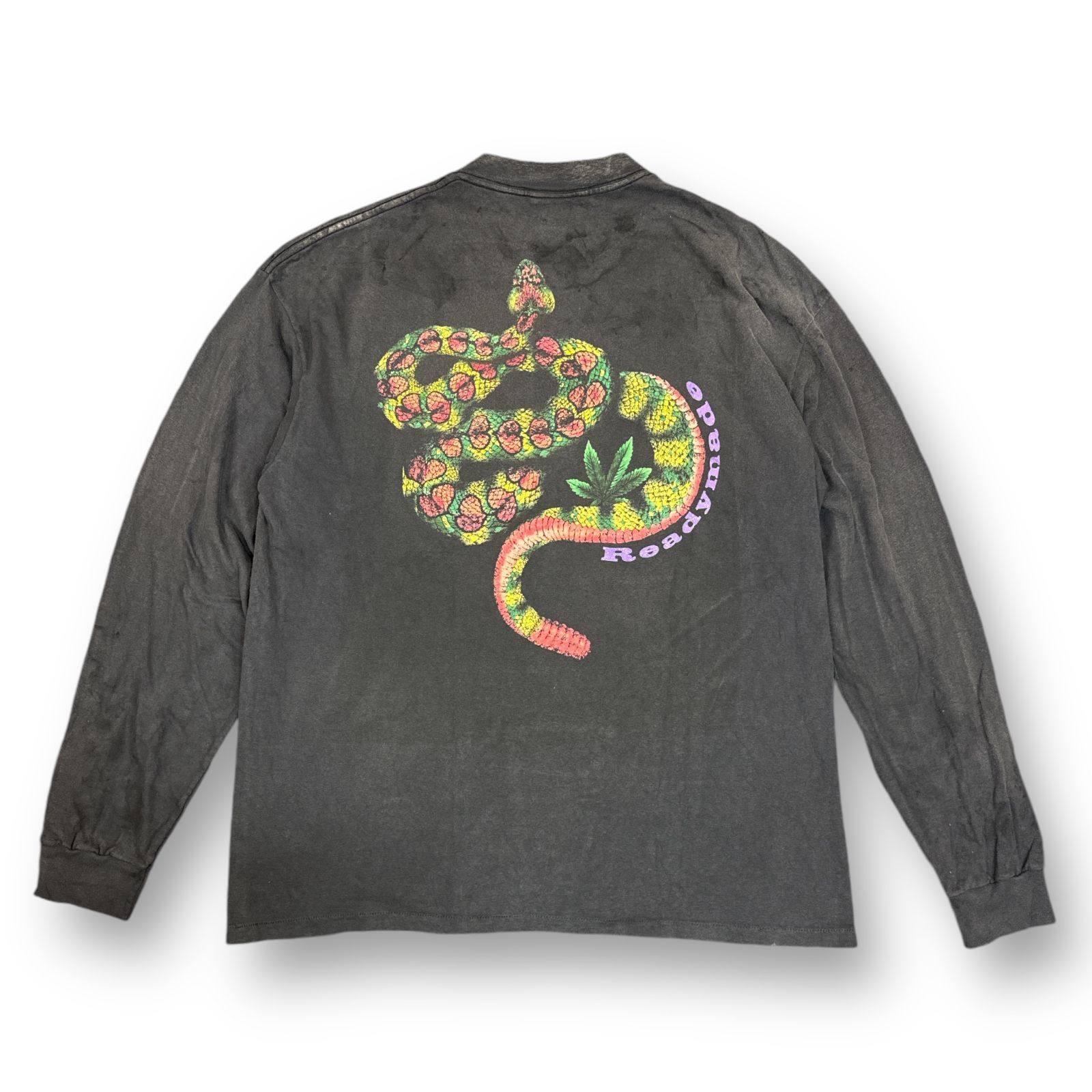 READYMADE レディメイド SNAKE LS tee READYMADE L/S T-SHIRT SNAKE (BLACK)商品ページ - K's Clothing