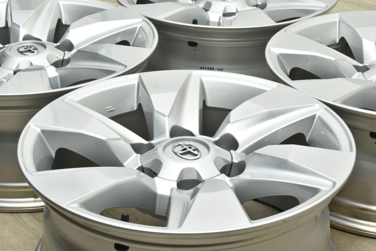 トヨタ 150 ランドクルーザープラド 後期 純正 17in 7.5J 25 PCD139.7 ハイラックス サーフ ハイエース 流用 スタッドレス用