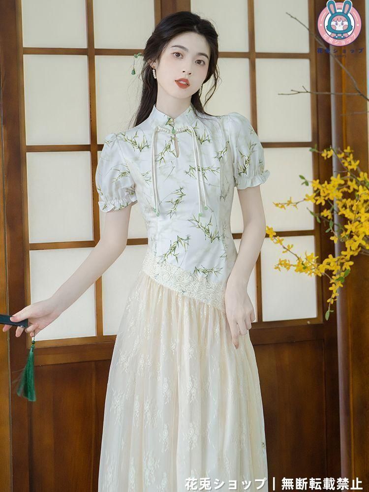 HF-82 豪華刺繍 漢服 かんふく 古風衣装 レトロ風 中華ロリータ コスプレ ワンピース 唐装 仙女服 中華風 美しい刺繍