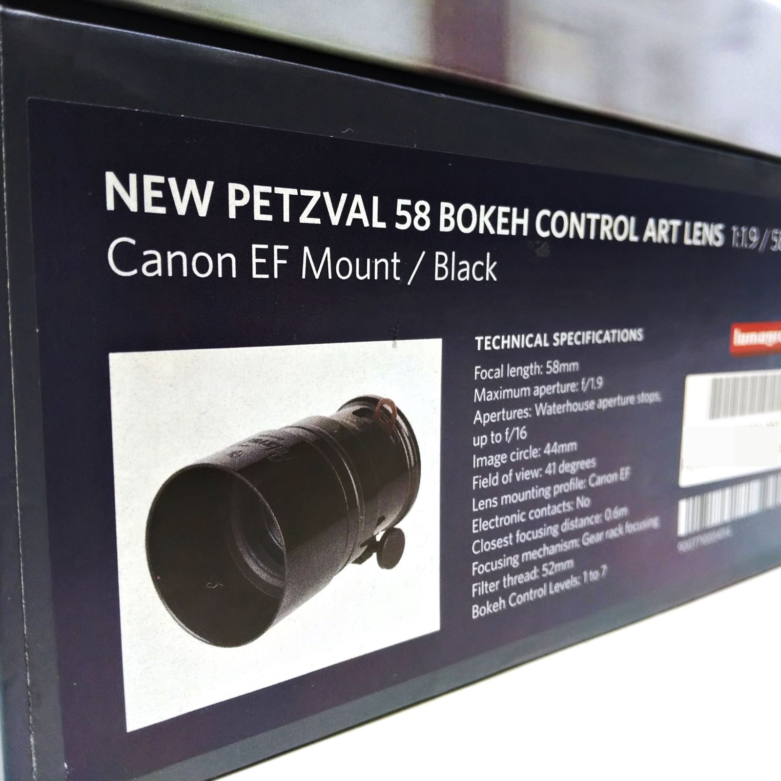 New Petzval 58 Bokeh Control Canon EFマウント Art Lens 1:1.9 / 58mm キヤノン ぐるぐるボケ ポートレート 撮影 ペッツバール R2503-154 New Petzval 58 Bokeh Control Canon EFマウント Art Lens 1:1.9