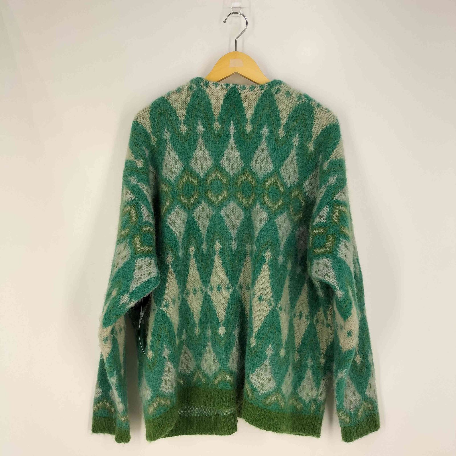 J.S.Homestead / Stead モヘアミックス ジグザグカーディガンの