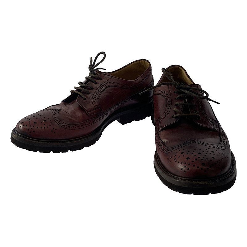茶色 革靴 BRUNELLO CUCINELLI ウイングチップシューズ 【公式通販】