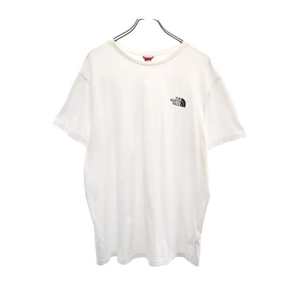 ノースフェイス アウトドア ロゴプリント 半袖 Tシャツ XL ホワイト系 THE NORTH FACE メンズ 【中古】  【230513】 メール便可