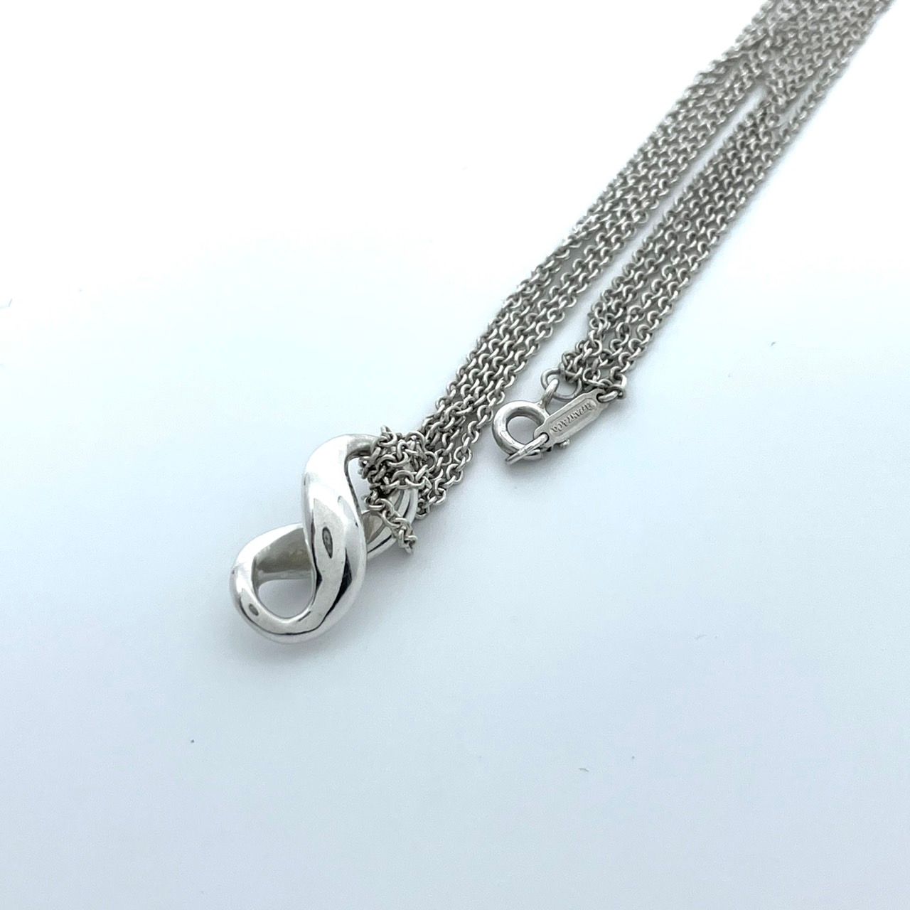 美品 TIFFANY &Co. ティファニー ネックレス インフィニティ ダブル 