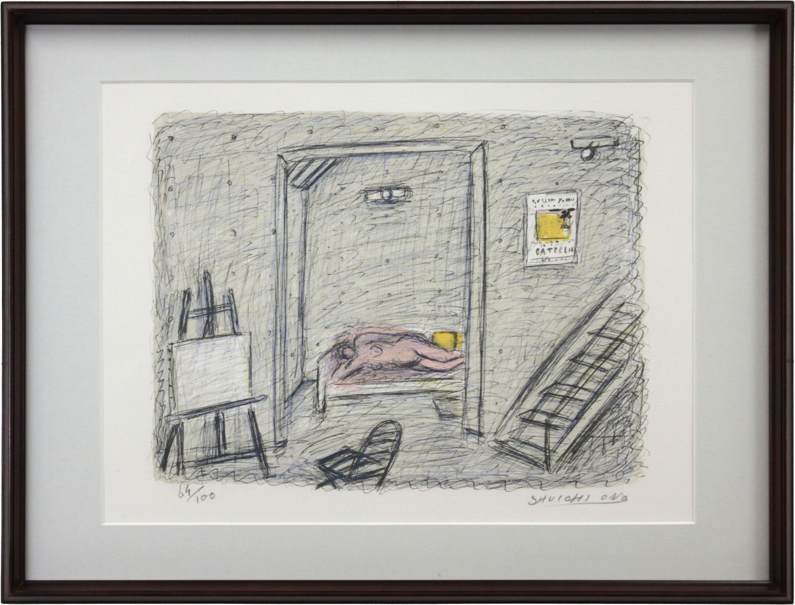 小野州一 「白いアトリエ」 リトグラフ 版画 絵画 小野州一 「白いアトリエ」 リトグラフ 版画 絵画 - メルカリ