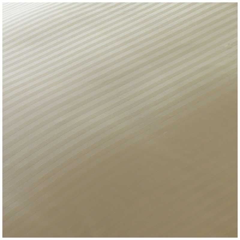 送料無料 ♥ 未開梱 生毛工房 敷ふとんカバー サテンストライプ ダブルサイズ 綿 |145×215cm|ベージュ